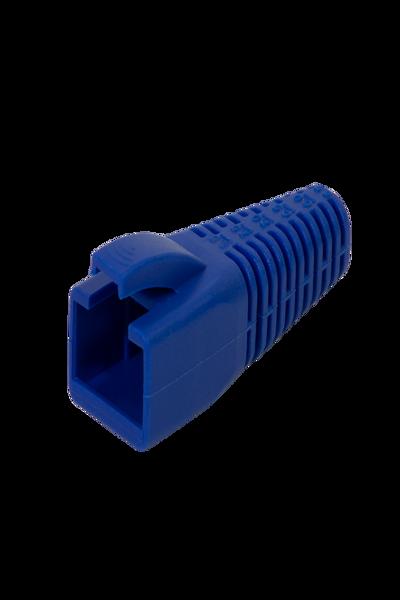 LogiLink RJ45 Boot Cover 5.5-8.5mm Cuttable Blue 50pc - MP0059