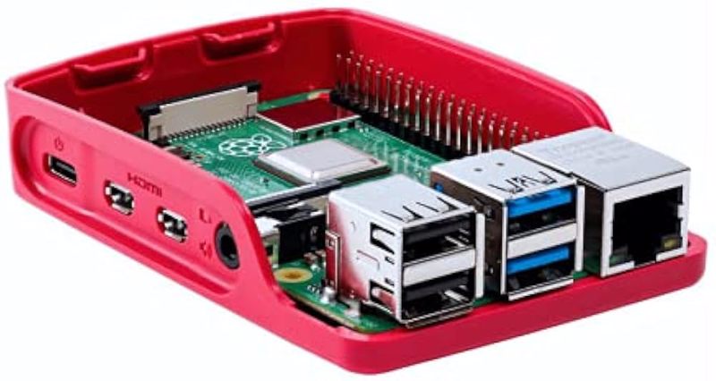 Raspberry Pi RB-CaseP4+06W fodral - RB-CASEP4+06W