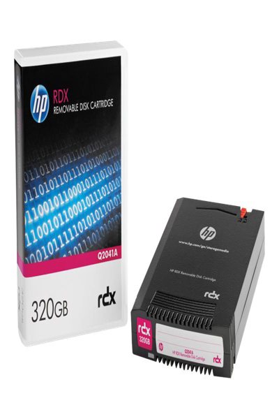 HPE Q2041A Blank Data Tape: 160GB/320GB, Black - Q2041A