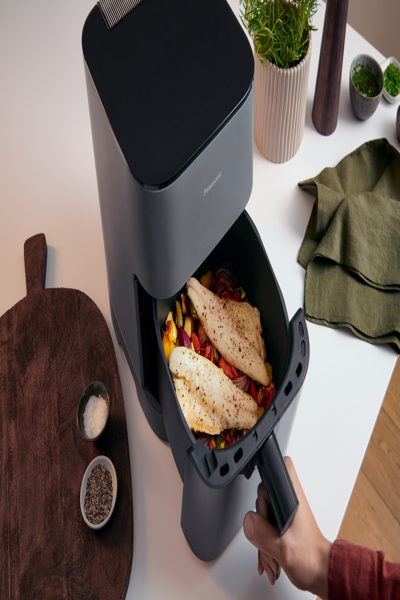 Panasonic NF-CC500SXE, Varmluftsfritös, 5 L, 80 °C, 200 °C, Enkel, Grå - NF-CC500SXE