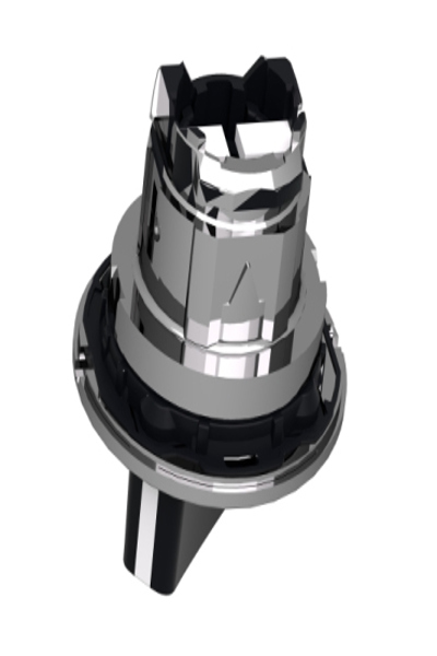 Schneider ZB4F, Bouton, Noir, IP66, IK06, Classe I, 78 g