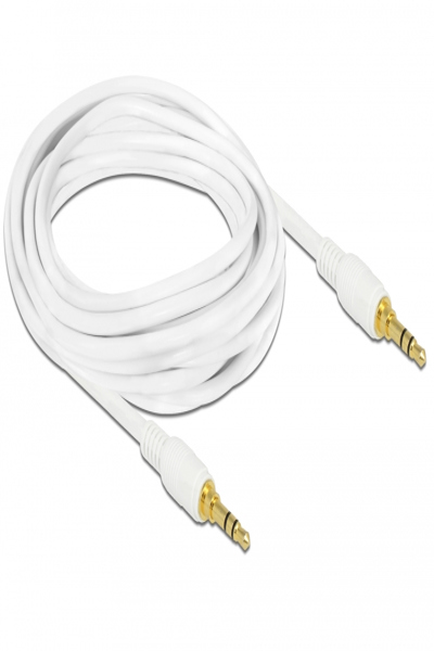 Delock Ljudkabel - mini-jack stereo 3,5 mm hane till mini-jack stereo 3,5 mm hane - 85552