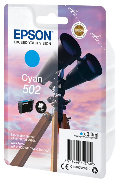 Epson 502 cyan original 3.3ml