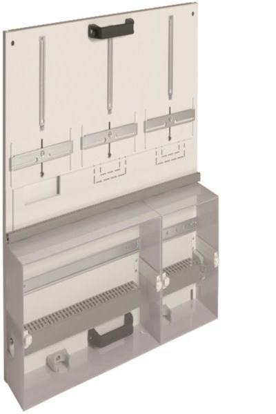 Plaque de remplacement pour compteur Hager U13ZWP2 taille 3