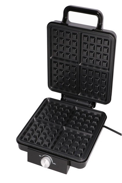 EXTRALINK WAFFLE MAKER 2200W BLACK 4-COMPARTMENT