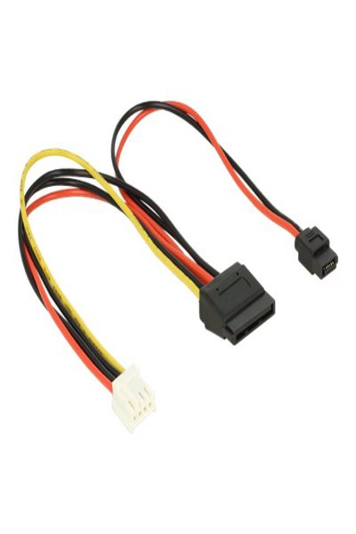 Delock Power adapter - 4 PIN internal power (R) to SATA power, Slimline SATA power (R) - 84932