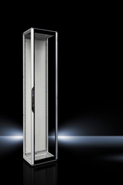 Rittal 5330.190 - Freestanding rack - 42U - Key lock - Black - Grey - 5330190