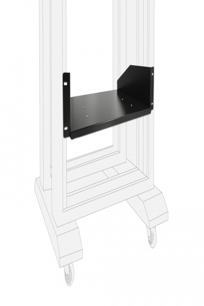 Delock Rack plate - black - 3U - 42630