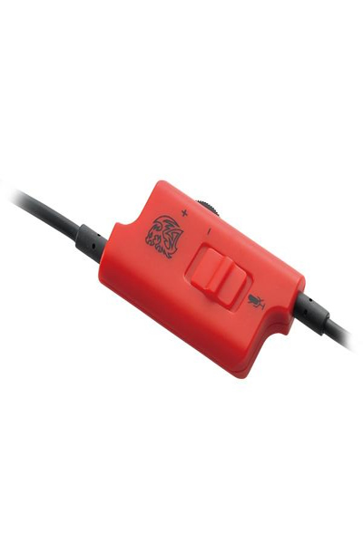 Thermaltake Shock Trådbundet Gaming Headset Svart Röd - HT-SHK002ECRE