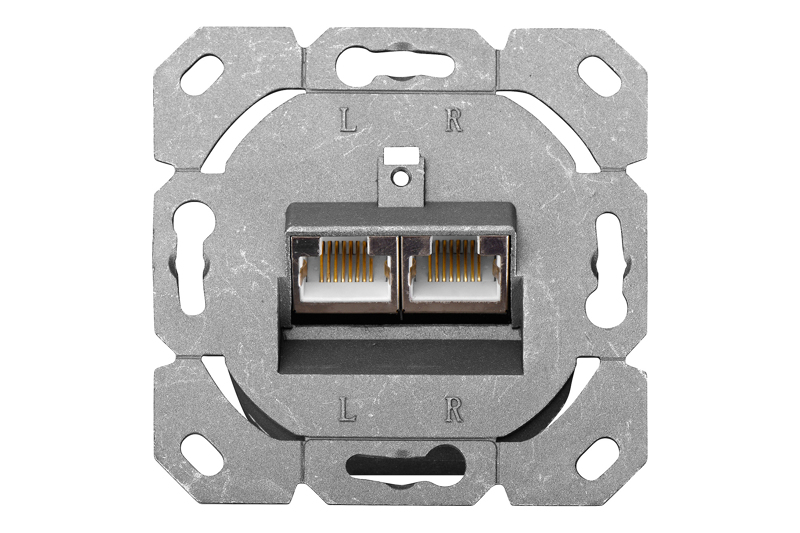 DIGITUS Surface Network Box RJ45 Cat6 Shielded - DN-9006-N