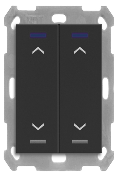 Bouton poussoir KNX double RGBW MDT BE-TAL550206.A1
