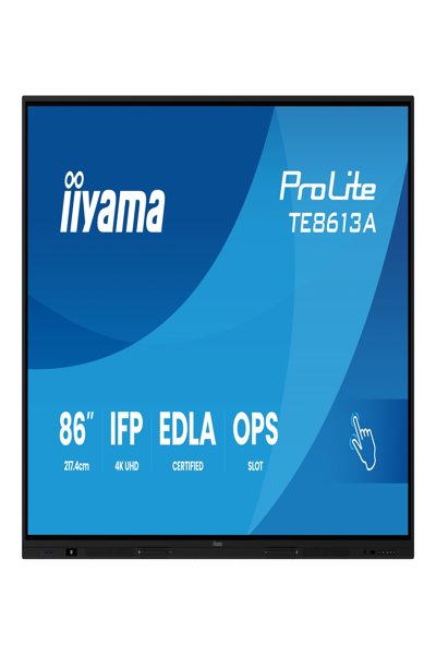 Iiyama TE8613A-B1AG Écran plat tactile IR 40P 86 pouces - 8 ms