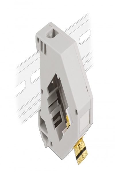Adaptateur de montage sur rail DIN pour prise Keystone Delock