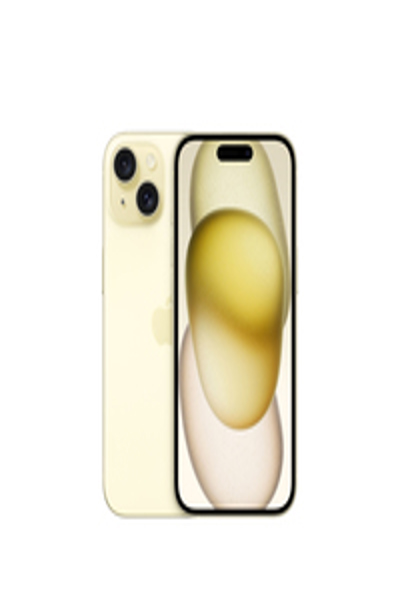 Apple iPhone 15  - 15.5 cm (6.1") - 2556 x 1179 pixels - 512 GB - 48 MP - iOS 17 - Yellow