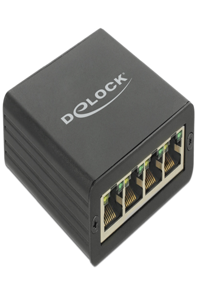 Delock Adapter USB 3.0 > 4 x Gigabit LAN - 62966