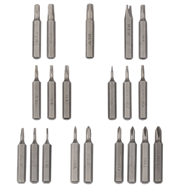 Electric Mini Cordless Screwdriver 20 Bits LED Magnetic - CTK20PCEDRIVE