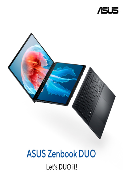 ASUS ZENBOOK DUO UX8406CA-QL263W CORE ULTRA 9 NOTEBOOK - 90NB14X1-M00ER0