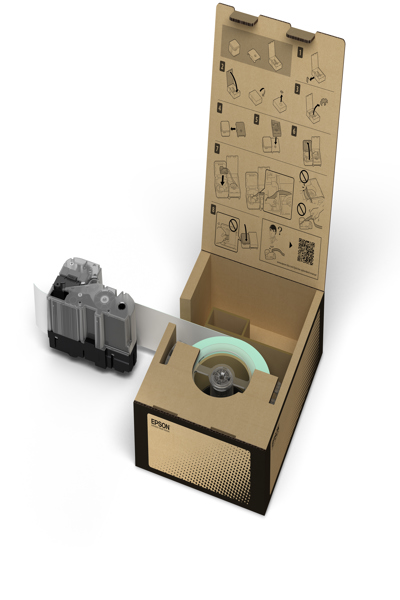 Epson BR-VN18YB-E noir sur vinyle jaune