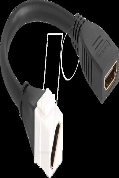 Delock HDMI-kabel - HDMI-hona till HDMI-hona keystone - 90326