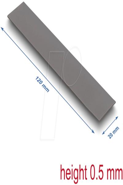 Delock Thermal Pad 120x20x0.5mm for M.2 Modules - 18468