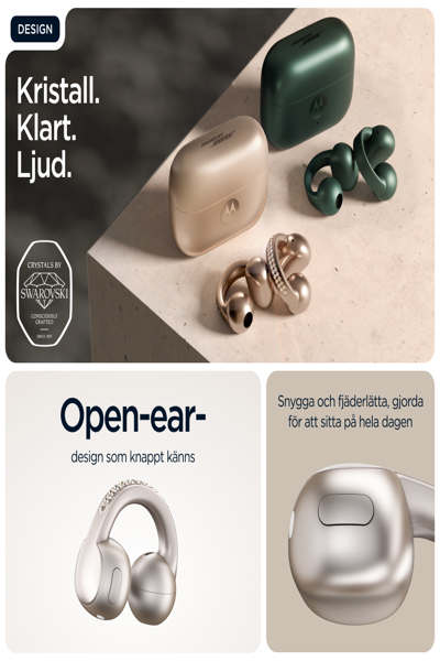 MOTOROLA MOTO BUDS LOOP SWAROVSKI WIRELESS HEADPHONES - PG38C07172