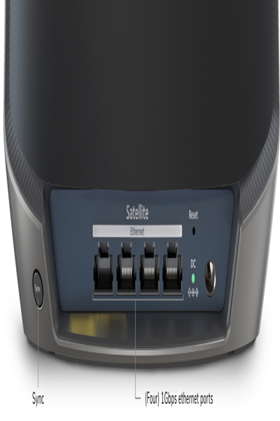 Netgear Orbi 860 AX6000 WiFi Satellite Black Edition - Black - Internal - Mesh satellite - 180 mÃ‚Â² - Tri-band (2.4 GHz / 5 GHz / 5 GHz) - Wi-Fi 6 (802.11ax)