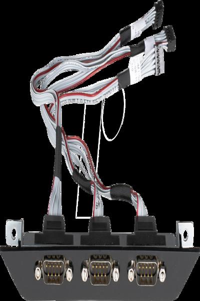 Shuttle PCM31 - Triple COM port (RS232) expansion module for XH Slim-PC series - Black - Silver - 3 x COM - China - Compatible with the Shuttle Slim-PC Barebones XH310(R) and XH610 (not compatible with XH310V,... - POI-PCM31