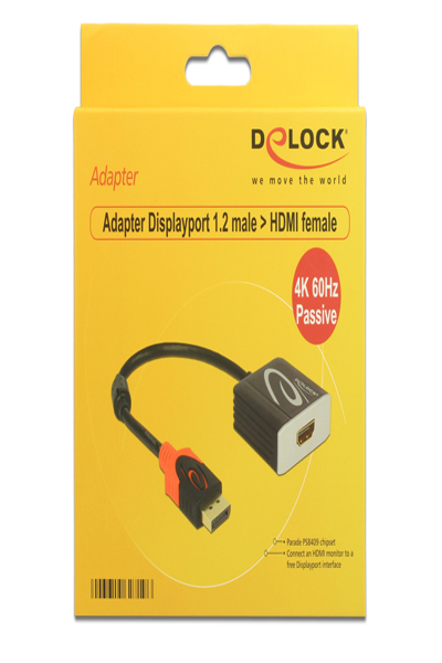 Delock 4K Passive - Video adapter - 62719