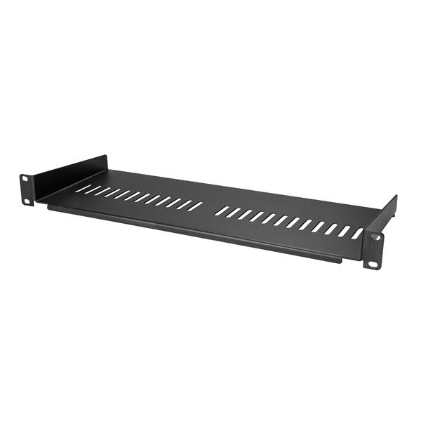 StarTech Vented 1U Rack Shelf 7in Deep - CABSHELF1U7V