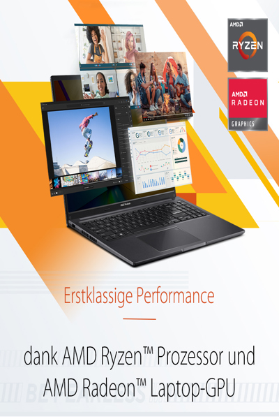 ASUS Vivobook 16 M1605NAQ-MB029W 16" WUXGA Ryzen 5 150 - 3.3 GHz - 1,000 GB - 90NB1832-M00D20