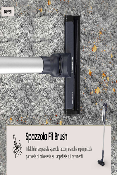 Samsung VS15A60AGR5 Stick Vacuum Black/Silver - VS15A60AGR5/WA