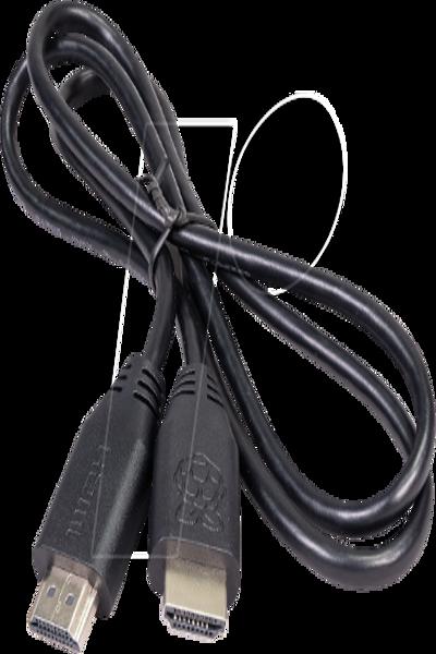 Raspberry Pi RPI HDMI till HDMI svart kabel - SC0730