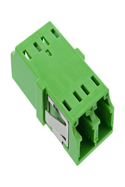 InLine Fiber optic coupler - duplex LC/LC - singlemode - green - ceramic sleeve - 89989P
