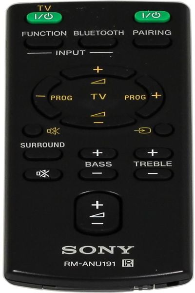 Sony fjärrkontroll RM-ANU191 HT-CT60BT - 149271111