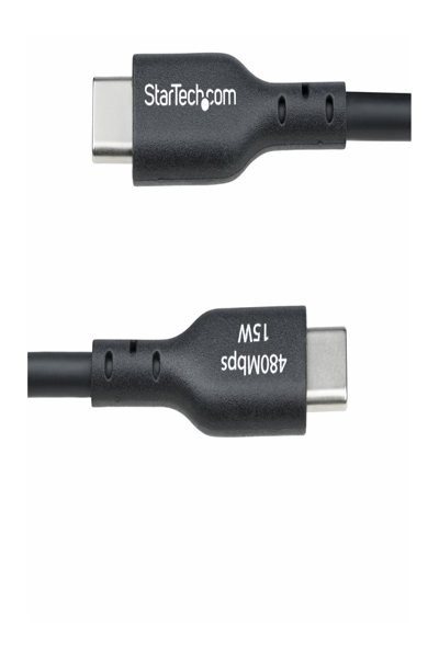 StarTech.com 2m USB-A till USB-C laddningskabel - USB2AC2MNC