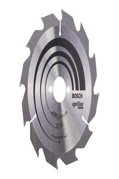 Bosch 2 608 641 187 - Wood - 19 cm - 3 cm - 1.6 mm - 2.6 mm - ATB (Alternate Top Bevel)