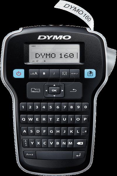 Dymo LabelManager 160 Starter Set m. 3 D1-Baender 12mm Qwertz