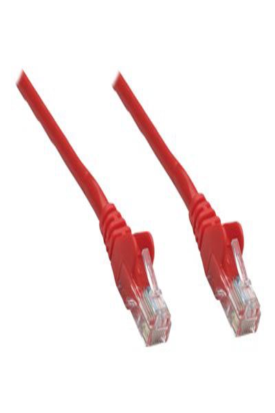 Intellinet Network Patch Cable, Cat5e, 0.5m, Red, CCA, U/UTP - 318198