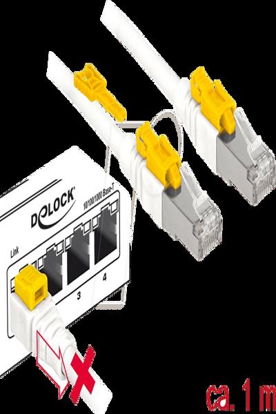 Delock Secure - Câble patch - RJ-45 (M) vers RJ-45 (M)