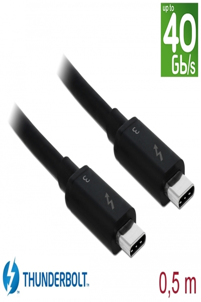 Delock Thunderbolt-kabel - USB-C (hane) till USB-C (hane) - 84844