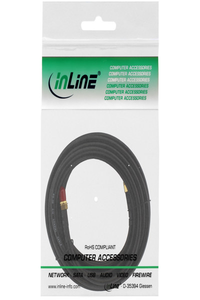 Câble WIFI en ligne avec prise R-SMA / couplage R-SMA 3 m