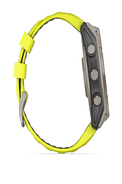 Montre de sport Garmin Fenix 8 Solar Sapphire jaune