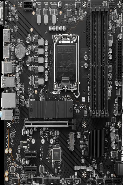 MSI Pro B760M-P LGA1700 DDR5 - 7E02-009R