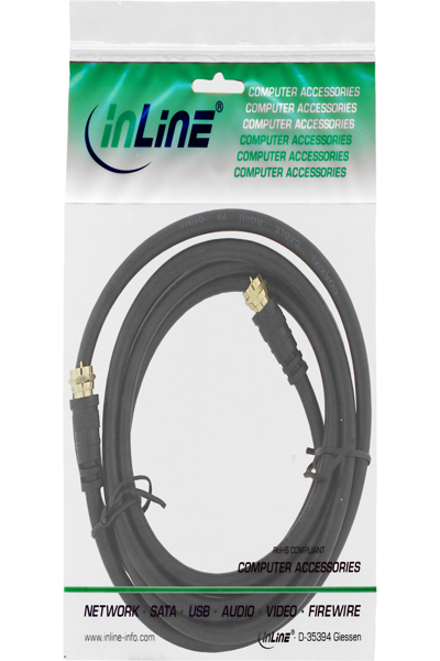 InLine Antenna cable - F connector male to F connector male