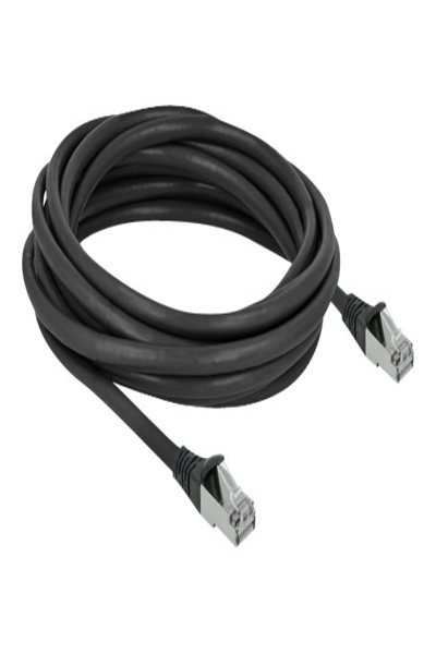 Delock Cat.6A S/FTP PUR Outdoor RJ45 Network Cable Black 5m - 80137
