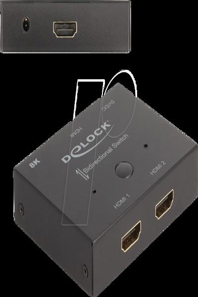 Delock Video-/ljuddelare/omkopplare - 18776