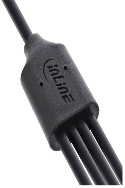 Câble de charge USB 4 en 1 en Y InLine 1 m