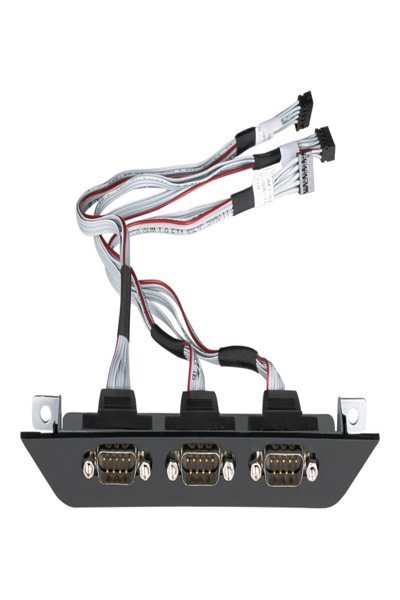 Shuttle PCM31 - Triple COM port (RS232) expansion module for XH Slim-PC series - Black - Silver - 3 x COM - China - Compatible with the Shuttle Slim-PC Barebones XH310(R) and XH610 (not compatible with XH310V,... - POI-PCM31