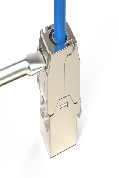 DIGITUS CAT 6A Shielded Compact Keystone Module 8-Pack