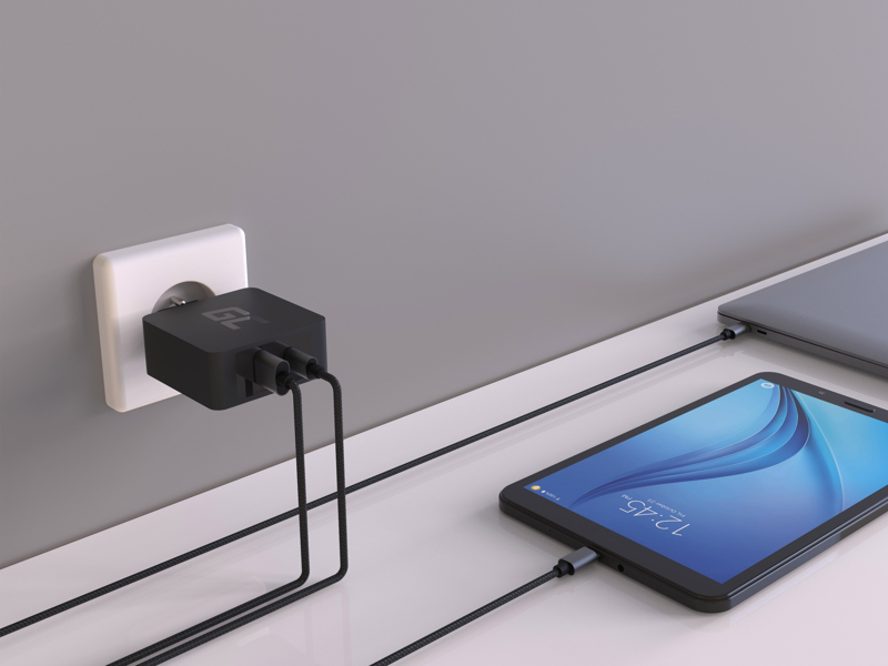 Green Cell USB-C Quick Charge 45W Black - CHAR10